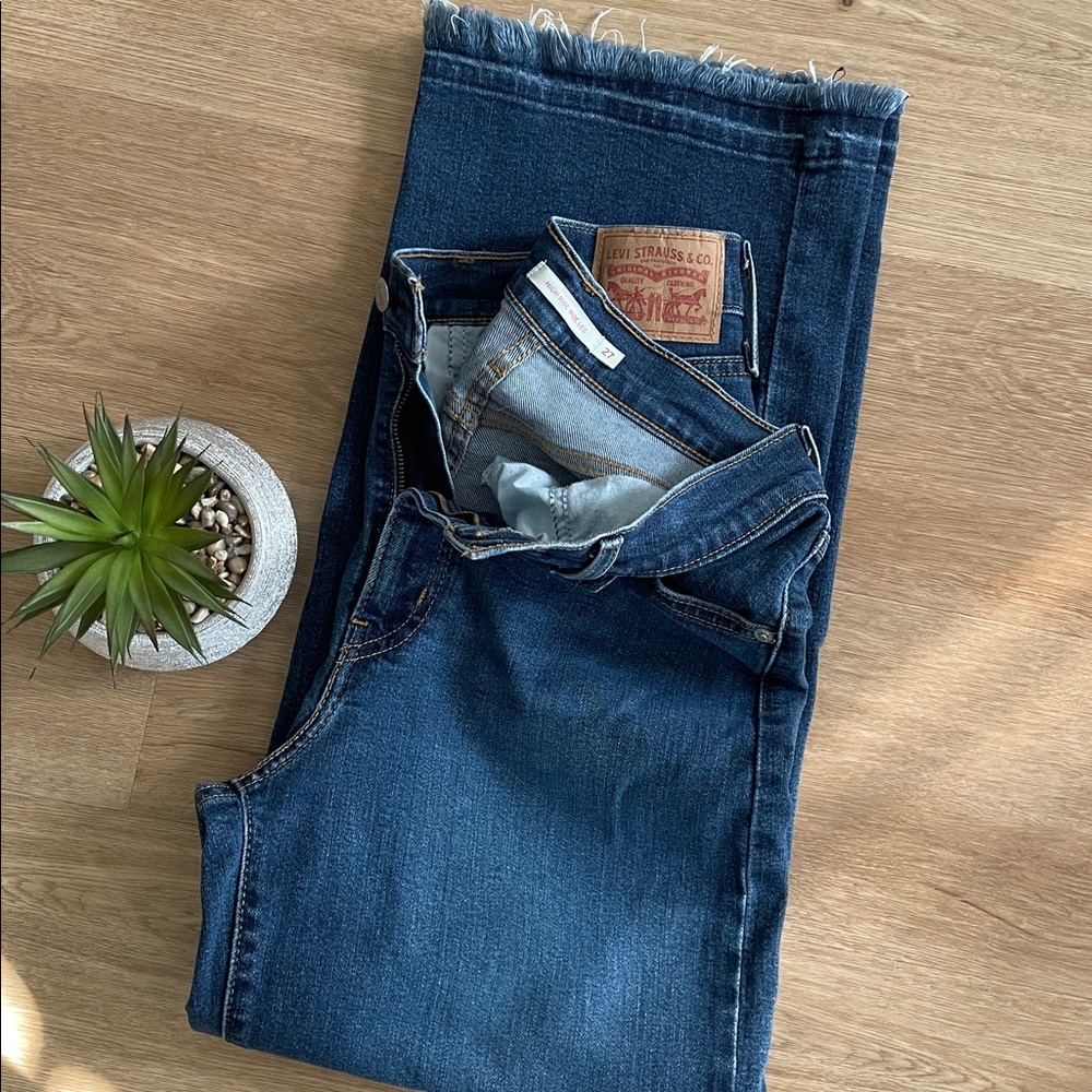 Levi’s. High Rise Wide Leg Jeans